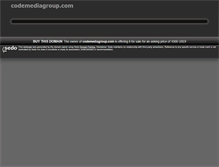 Tablet Screenshot of codemediagroup.com